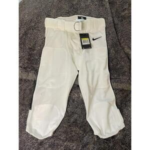 NWT Nike Football Vented Pants Tights White Black 845930-106 Mens Size Small
